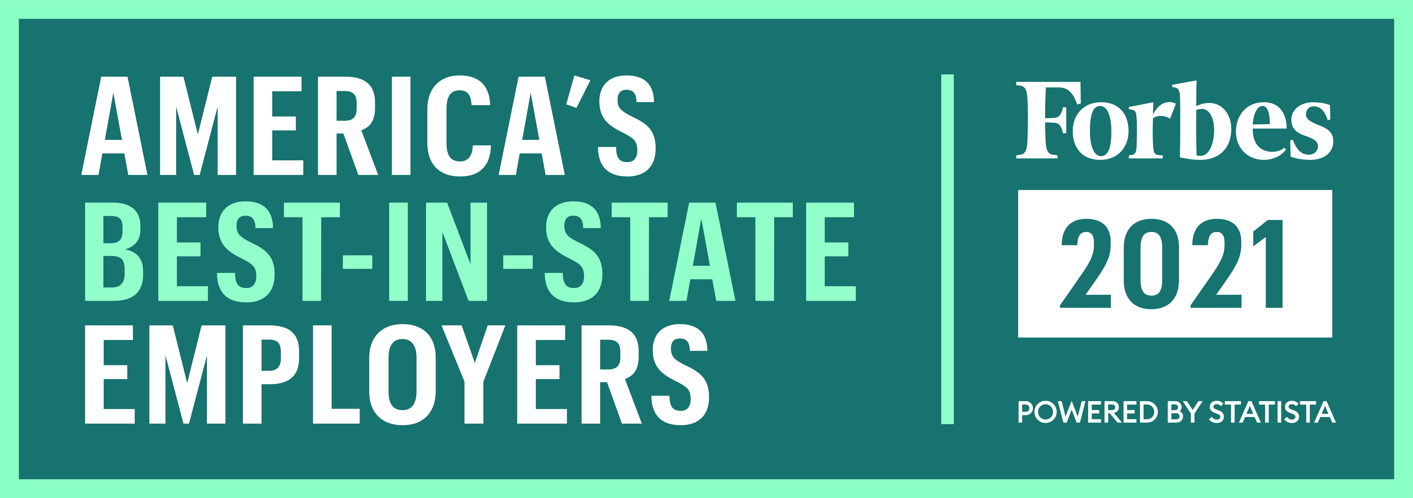 America's Best-in-State Employers Forbes 2021 Powered by Statista